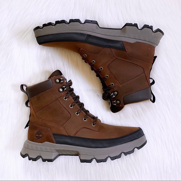 Timberland Men’s TBL Originals Ultra Waterproof Boots In Rust - Picture 6 of 7